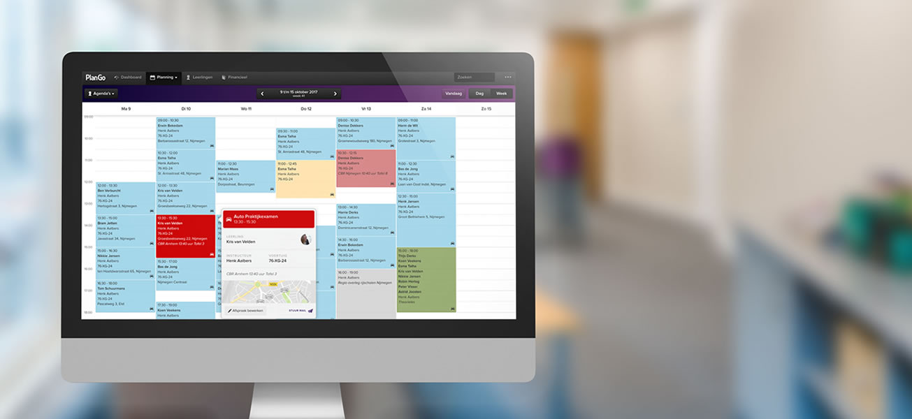 Image planning aangepast rijschool